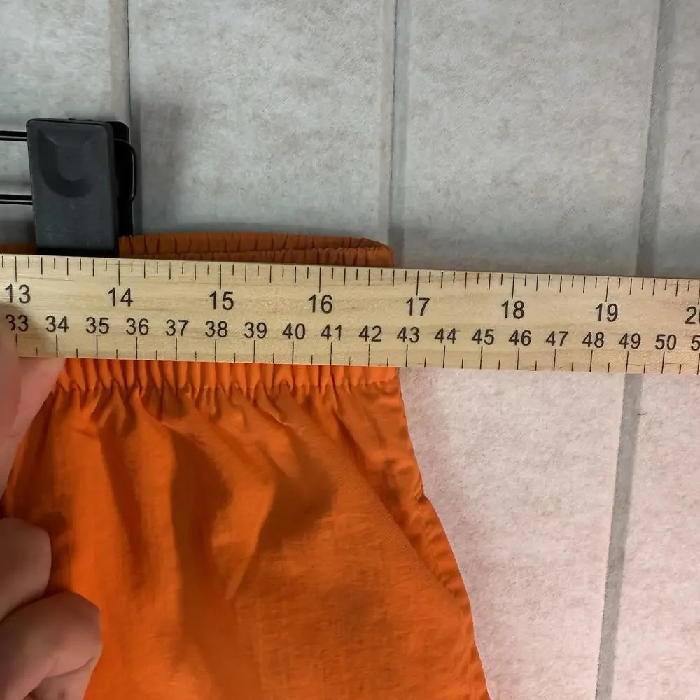 Mitchell & Ness Clemson Tigers Orange Purple Nylon Utility Shorts‎ Mens XL